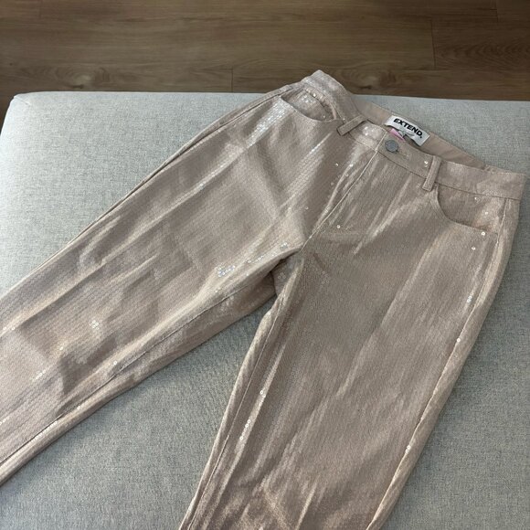 ensemble paillettes jean + tube - Picture 2 of 2